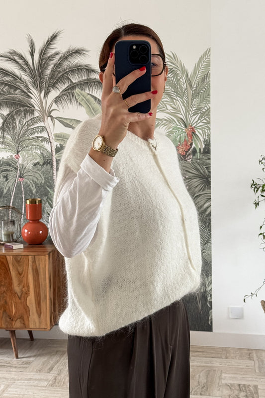 Gilet sans manches Billy Ivoire