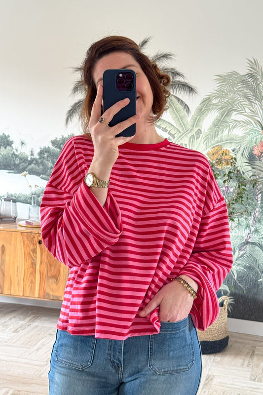 T-shirt Flore Rouge