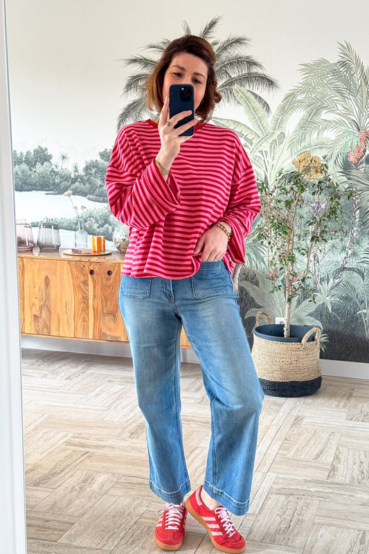 T-shirt Flore Rouge