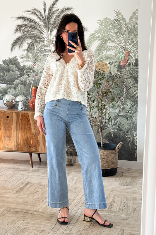 Blouse Gabrielle Ivoire