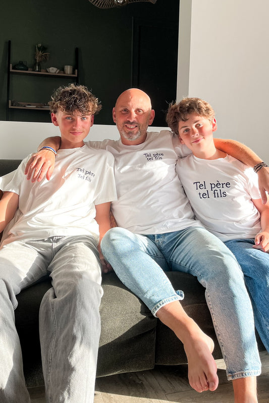 T-shirt Mini Tel père tel fils