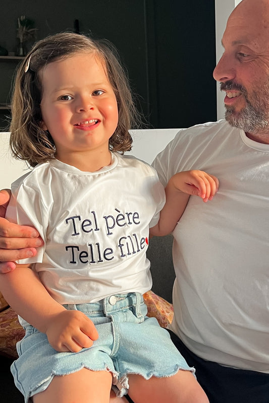 T-shirt Mini Tel père tel fille