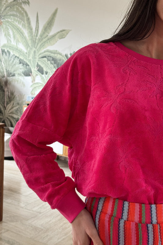 Sweat Sonia Eponge Palmier