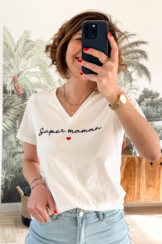 T-shirt Super Maman