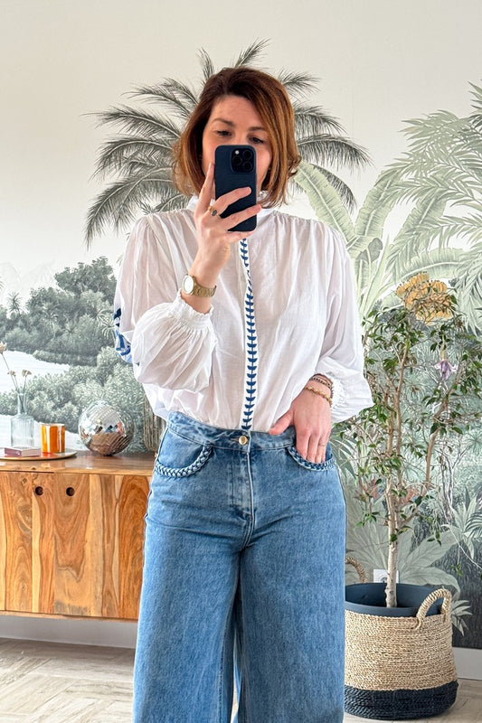Chemise Faustine Bleue