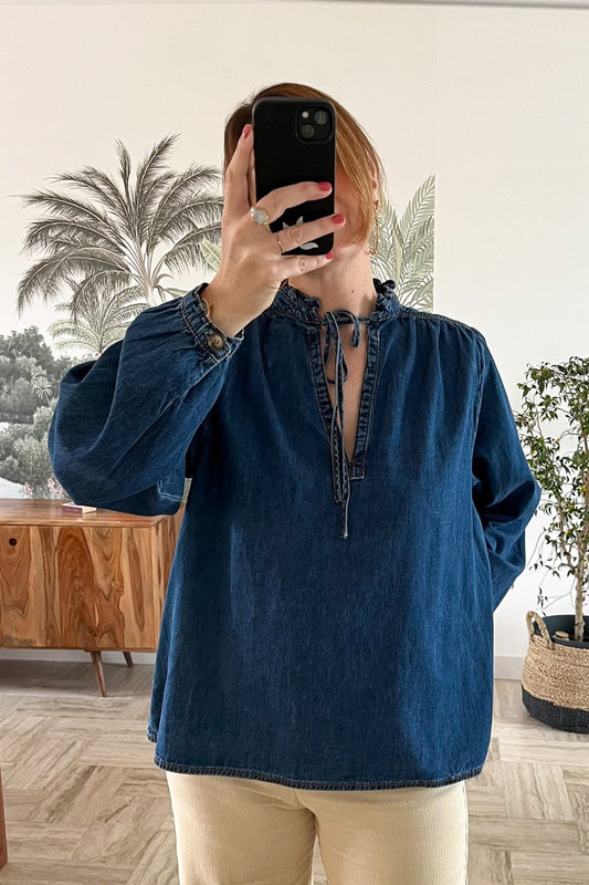 Blouse en jean Salsa