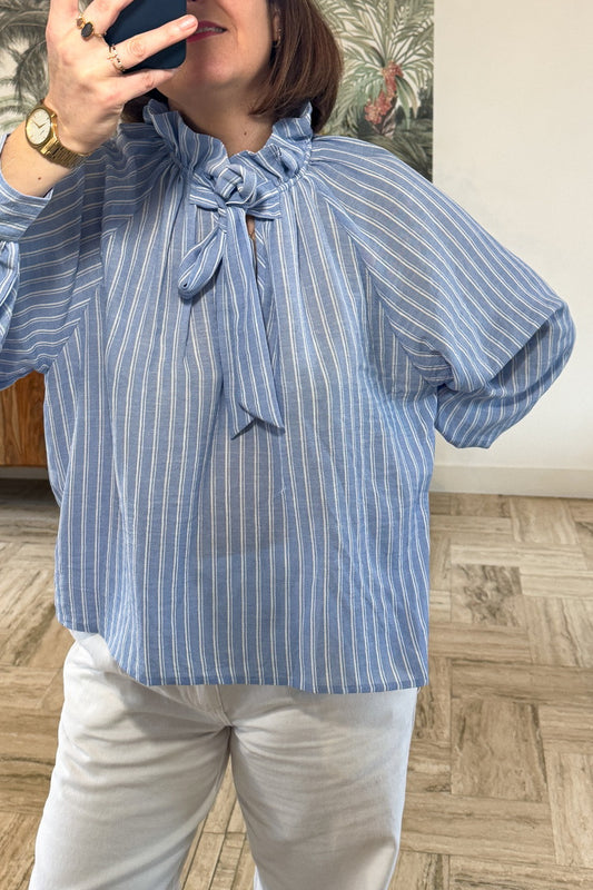 Chemise Ellie Bleue