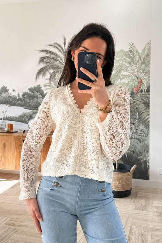 Blouse Gabrielle Ivoire