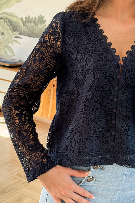 Blouse Gabrielle Marine