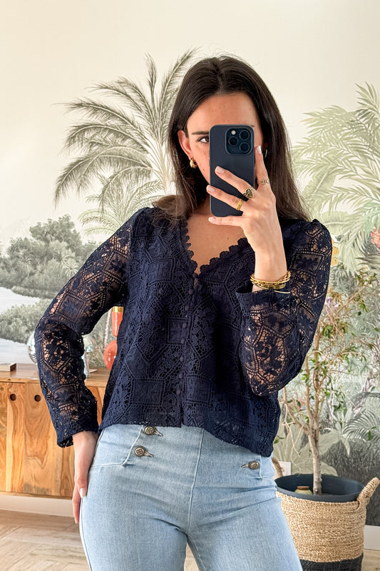 Blouse Gabrielle Marine