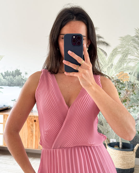 Robe Haby Doux Rose