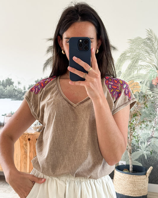 T-shirt Ina Beige