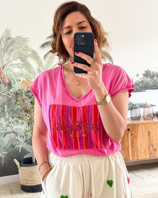 T-shirt Isabeau Rose
