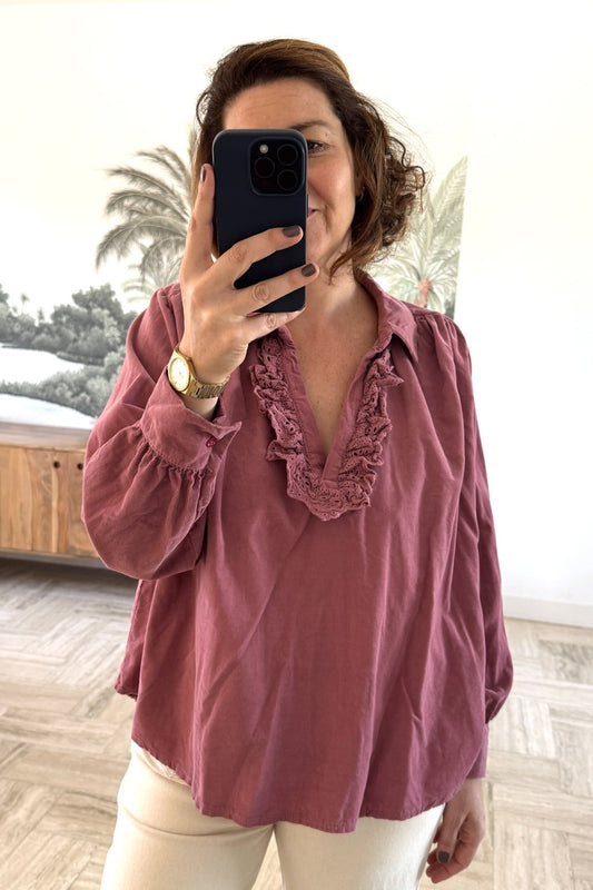 Tunique Léa Mauve