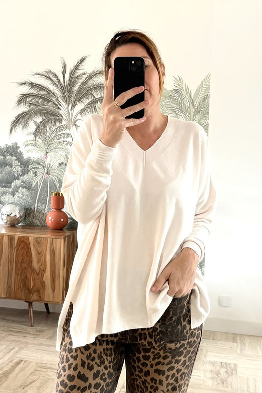 Pull Pauline Blanc