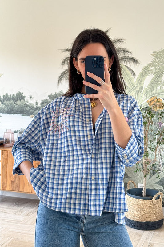 Chemise Simone Bleu