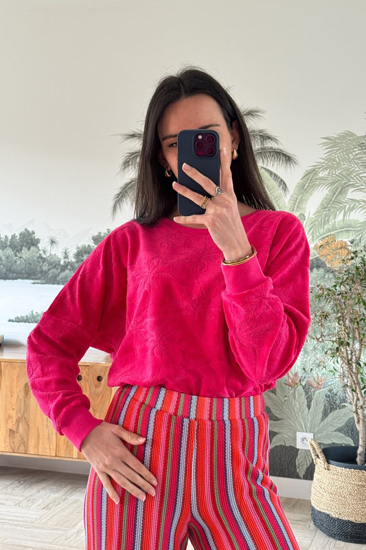 Sweat Sonia Eponge Palmier