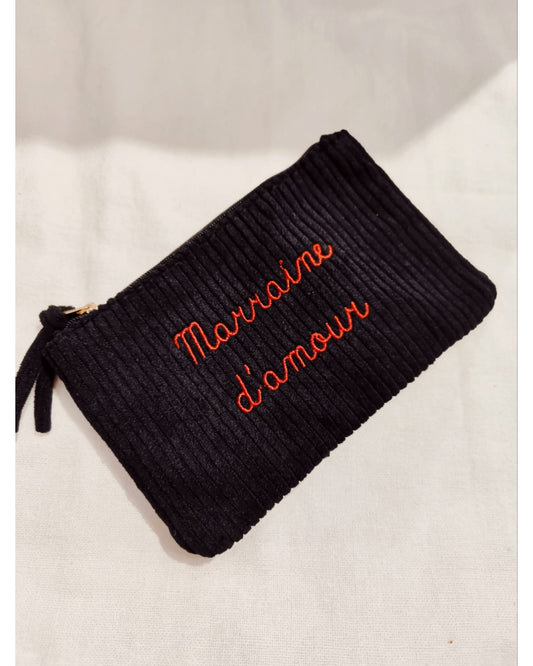 Pochette Marraine d'Amour Noire